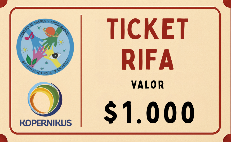 Ticket Rifa CPMA Kopernikus 2026